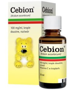 Cebion krople doustne dla dzieci od 28 dnia życia, 30 ml