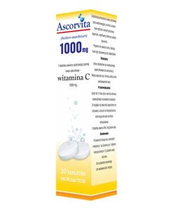 Ascorvita 1000 mg, 20 tabletek musujacych