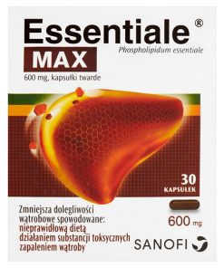 Essentiale Max 600 mg, 30 kapsułek