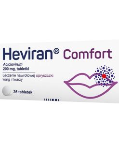 Heviran Comfort 200 mg, 25 tabletek