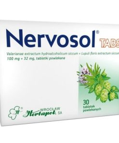 Nervosol Tabs 100 mg + 32 mg, 30 tabletek
