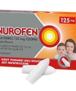 Nurofen dla dzieci 125 mg, czopki, 10 sztuk