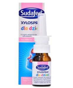 Sudafed XyloSpray dla dzieci, aerozol do nosa, 2-12 lat, 10 ml