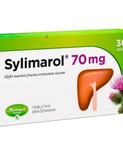 Sylimarol 70 mg, 30 drażetek