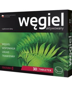Węgiel aktywowany, 30 tabletek