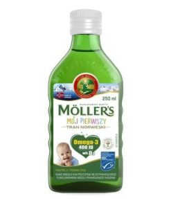 Moller's Tran Mój Pierwszy Norweski, powyżej 4 tygodnia, 250 ml