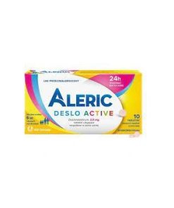 Aleric Deslo Active 2,5 mg, 10 tabletek ulegających rozpadowi w jamie ustnej