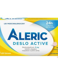 Aleric Deslo Active 5 mg, 10 tabletek ulegających rozpadowi w jamie ustnej