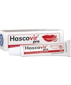 Hascovir Pro 50 mg/ g, krem, 5 g