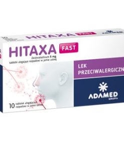 Hitaxa Fast 5 mg, 10 tabletek ulegających rozpadowi w jamie ustnej