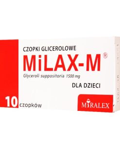 Milax-M 1500 mg, czopki glicerolowe, 10 sztuk