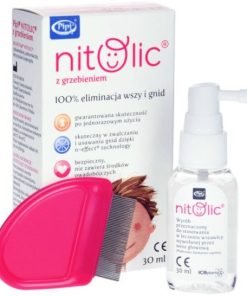 Pipi Nitolic, płyn przeciw wszawicy, na wszy i gnidy z grzebieniem, 30 ml4