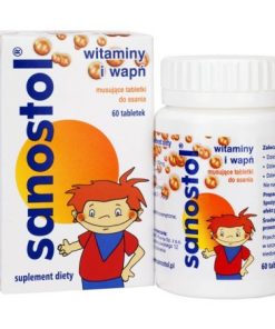 Sanostol, dla dzieci od 4 lat i dorosłych, 30 tabletek musujących do ssania