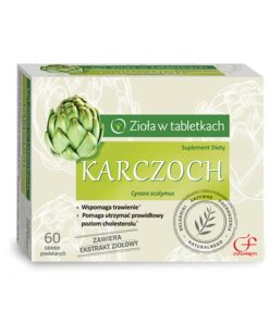 Karczoch forte 60 tabletek powlekanych, Zioła w tabletkach
