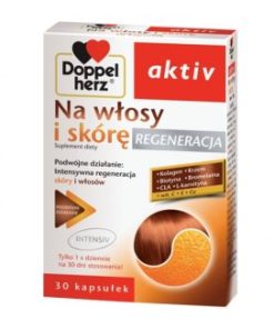 Doppelherz aktiv Na włosy i skórę, 30 kapsułek