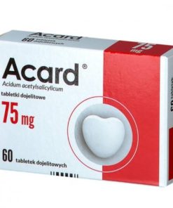Acard 75 mg, 60 tabletek dojelitowych
