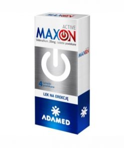 MaxON Active 25 mg, 4 tabletki powlekane