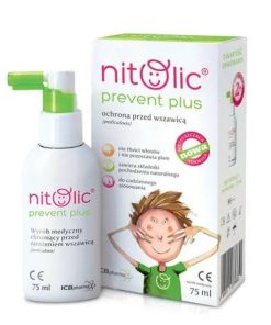 Pipi Nitolic Prevent Plus, spray na wszy, 75 ml