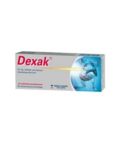 Dexak 25 mg, 30 tabletek powlekanych