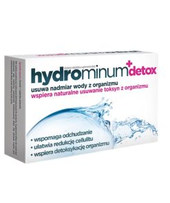 Hydrominum Detox na Eliminację Wody z Organizmu i Usuwanie Toksyn 30 Tabletek