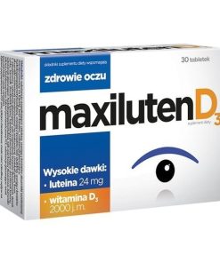 Maxiluten D3 ,  Luteina 24mg 30 Tabletek