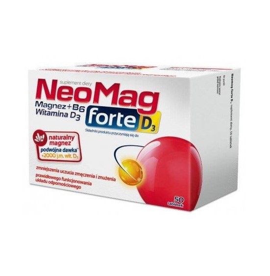 Neomag Forte D3 Zmniejszenia Uczucia Zmęczenia i Znużenia 50 Tabl.2