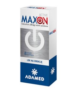Maxon Active 25 mg, 8 tabletek powlekanych