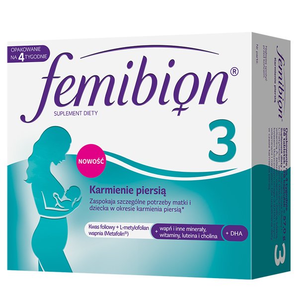 Femibion 3 Karmienie piersią, 28 tabletek + 28 kapsułek