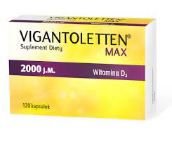 Vigantoletten Max, witamina D3 2000 j.m., 120 kapsułek