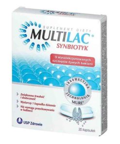 Multilac Synbiotyk, 20 kapsułek