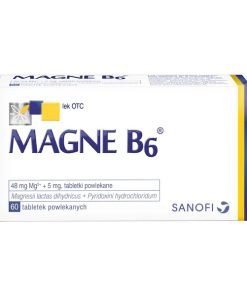 Magne B6 48 mg + 5 mg, 60 tabletek powlekanych