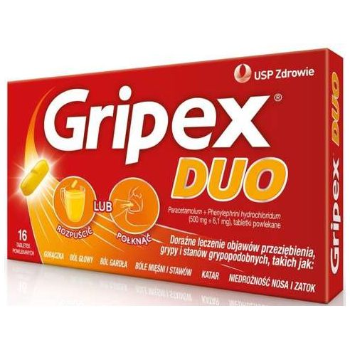 Gripex Duo, 16 tabletek