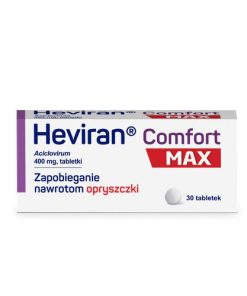 Heviran Comfort Max 400 mg, 30 tabletek
