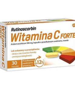 Rutinoscorbin Witamina C Forte 500 mg, 30 kapsułek