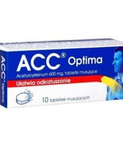 ACC Optima 600 mg, 10 tabletek musujących