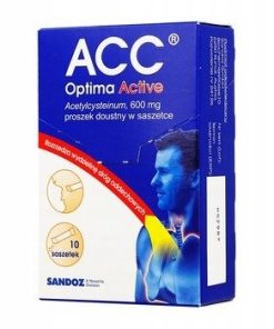 ACC Optima Active 600 mg, proszek doustny w saszetce, 10 sztuk