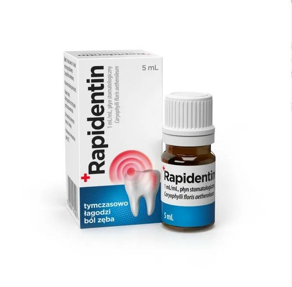 Rapidentin , płyn stomatologiczny, 5 ml