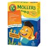 Moller's Omega-3 Rybki, żelki, smak pomarańczowo-cytrynowy, 36 sztuk