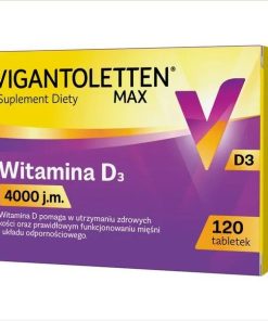 Vigantoletten Max, witamina D3 4000 j.m., 120 tabletek