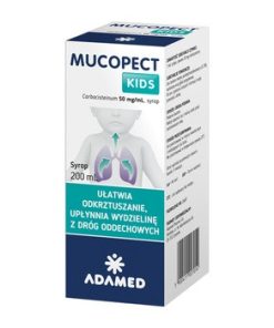 Mucopect Kids 50 mg/ ml, syrop dla dzieci, 200 ml