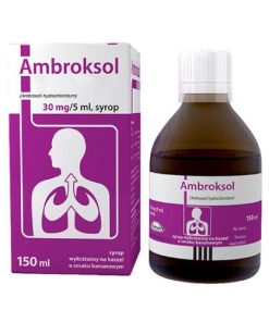 Ambroksol Orifarm 30 mg/5 ml, syrop, smak bananowy, 150 ml