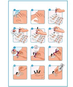 Alternative view of Fibrocontrol, zestaw do leczenia włókniaków skóry, plastry i aplikator