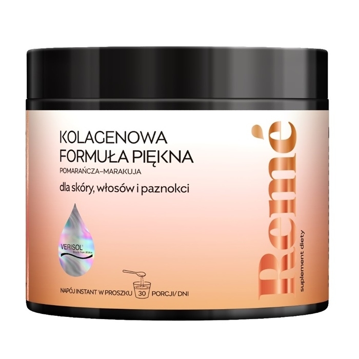 Reme Kolagenowa Formuła Piękna, smak pomarańcza-marakuja, 150 g