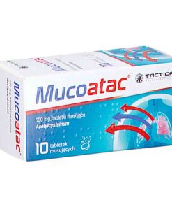 Mucoatac 600 mg 10 tabletek musujących