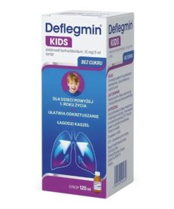 Deflegmin Kids 15 mg/ 5 ml, syrop, 120 ml