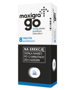 Maxigra Go 25 mg, 8 tabletek powlekanych