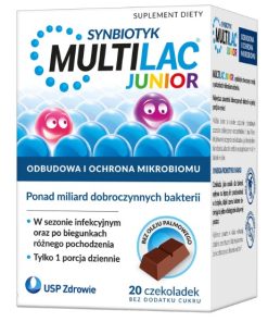 Multilac Junior, czekoladki, 20 sztuk