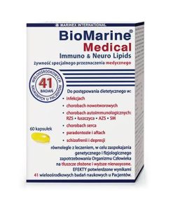 BioMarine Medical Immuno & Neuro Lipids, kapsułki, 60 szt.