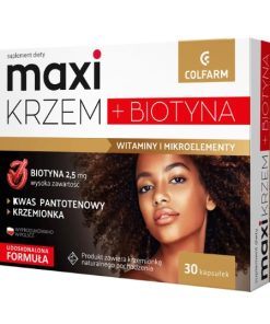 Maxi Krzem + Biotyna, 30 kapsułek
