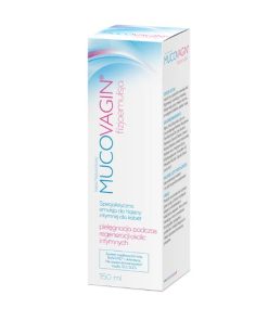 Mucovagin Fizjoemulsja, specjalistyczna emulsja do higieny intymnej dla kobiet, regeneracja okolic intymnych, 150 ml